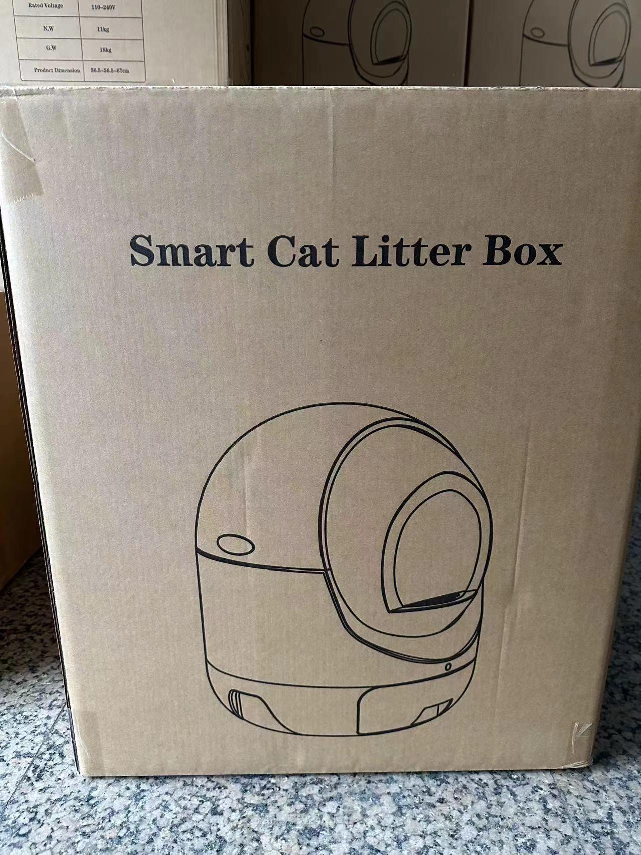 Smart Cat Litter Box w/ Automatic Scooping and Odor Removal