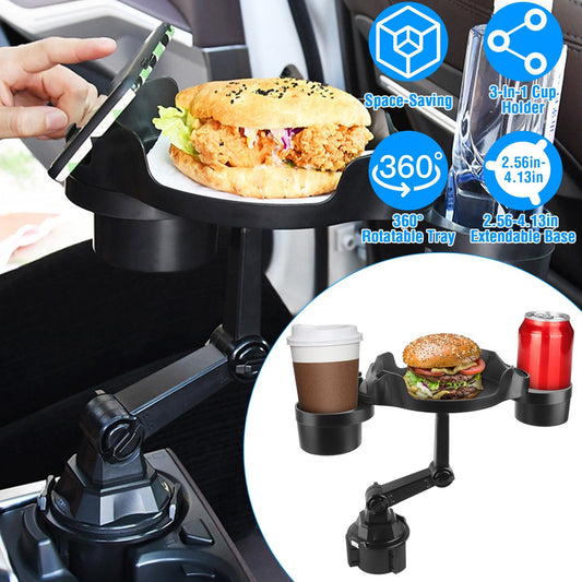 Car Cup Holder Rotating Tray