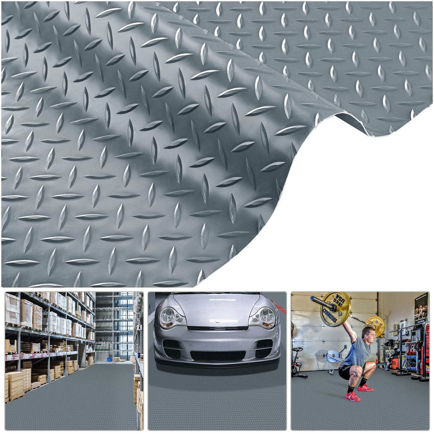 Garage Floor Mat 234"x78 3/4"