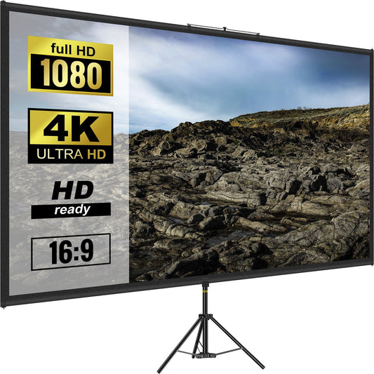 100inch Projector Screen with Tripod Stand