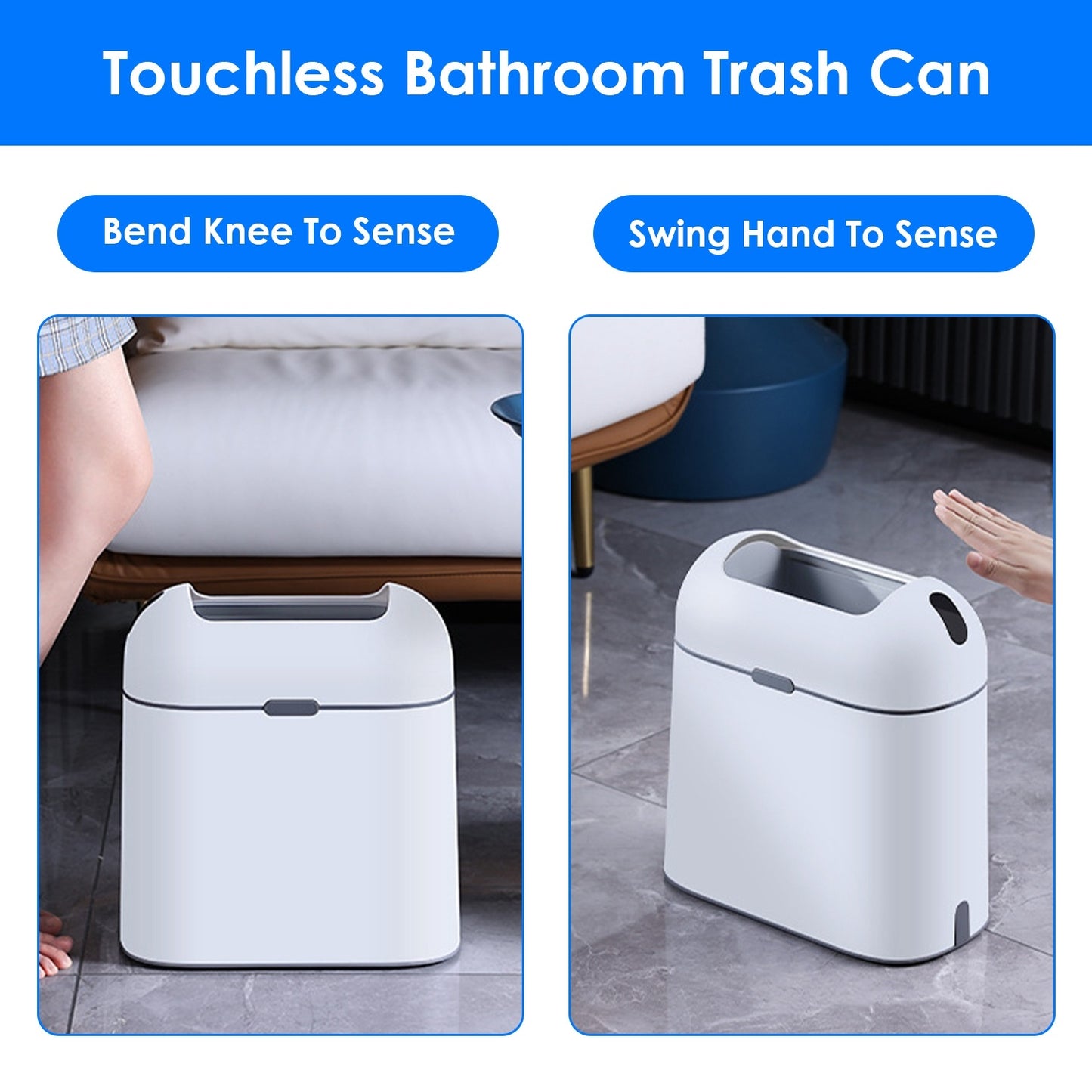 Automatic Touchless Trash Can 2.38Gal/9L