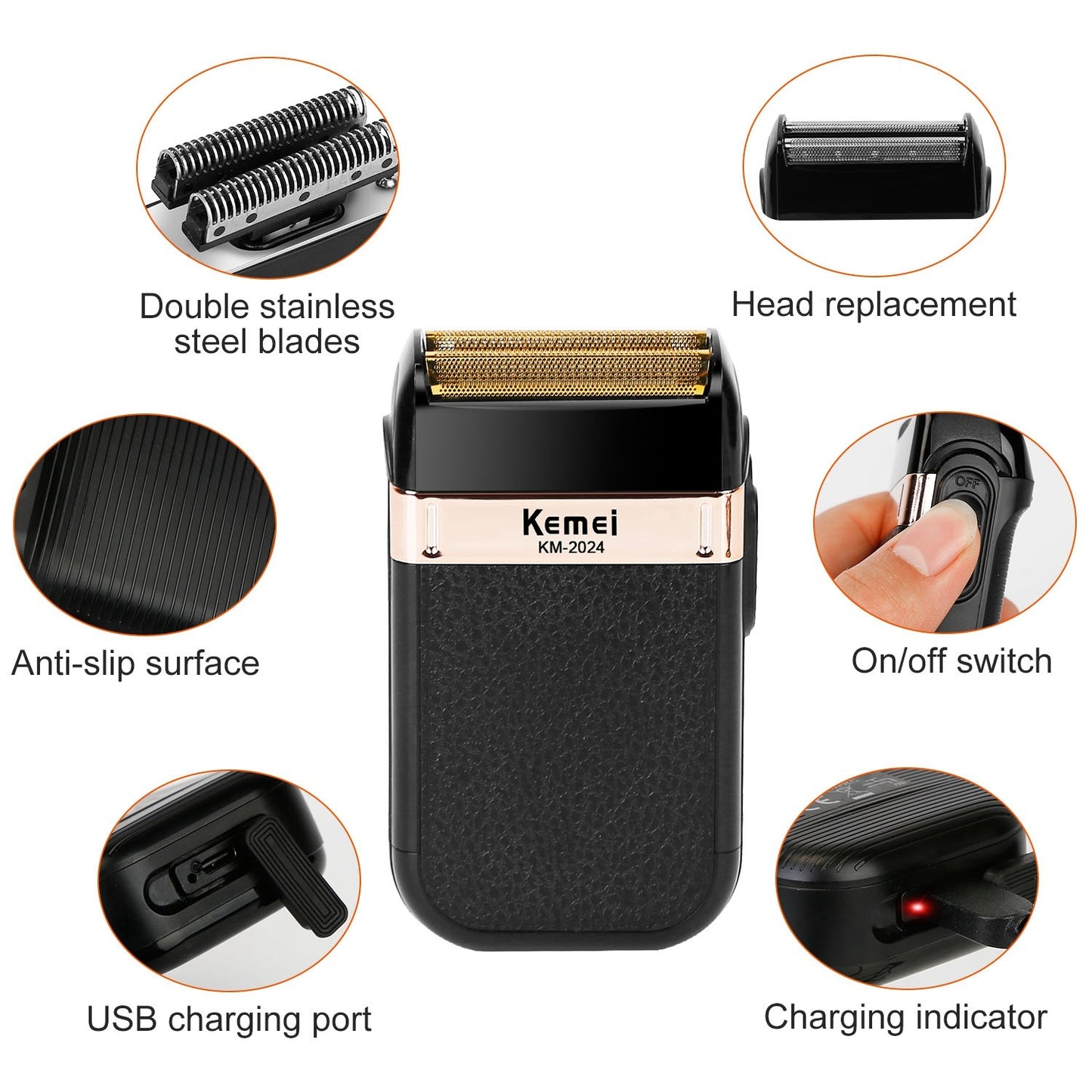 Electric Razor Shaver Rechargeable