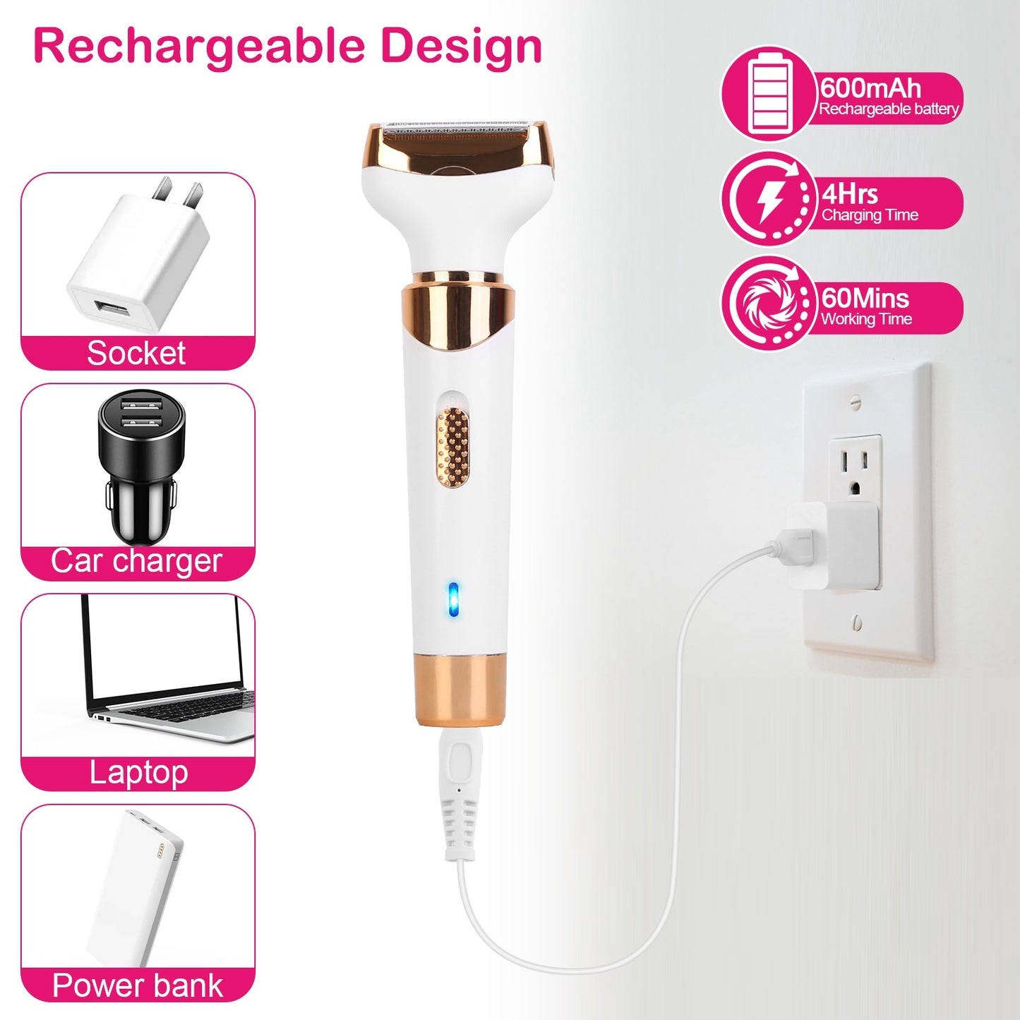 Electric Hair Shaver 4 in 1