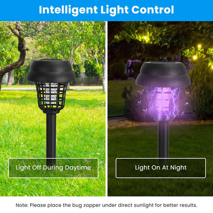 4 Pack Solar Powered Mosquito/Insect Zapper