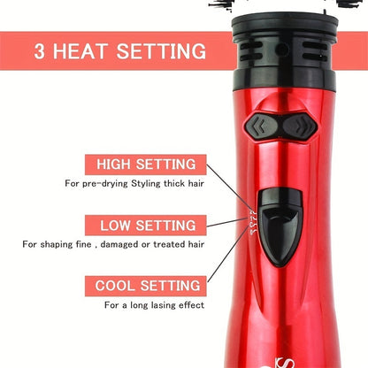 2-in-1 Electric Rotating Curling Comb/Dryer