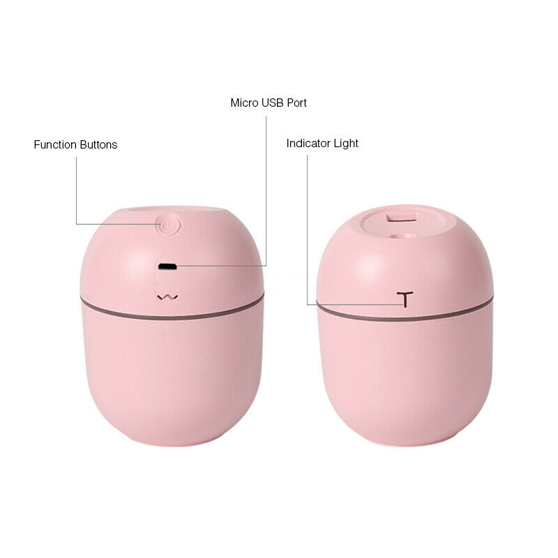 Mini Air Humidifier/Oil Diffuser W/ LED light