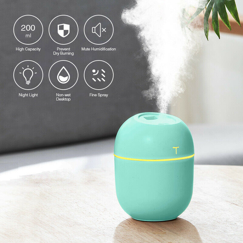 Mini Air Humidifier/Oil Diffuser W/ LED light