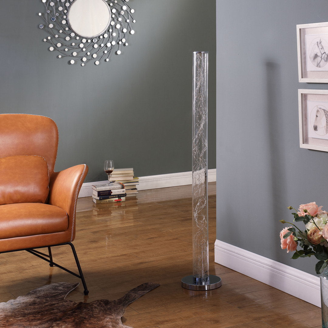 49-Inch Floor Lamp Exposed Multi-Colored Rope LED