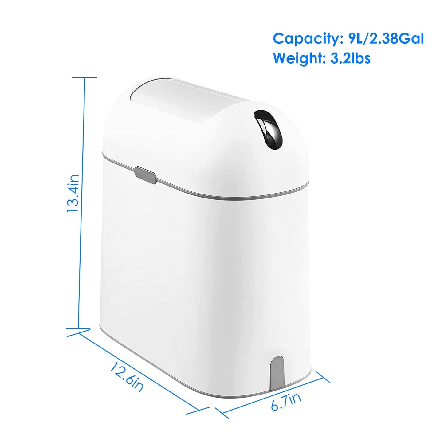 Automatic Touchless Trash Can 2.38Gal/9L