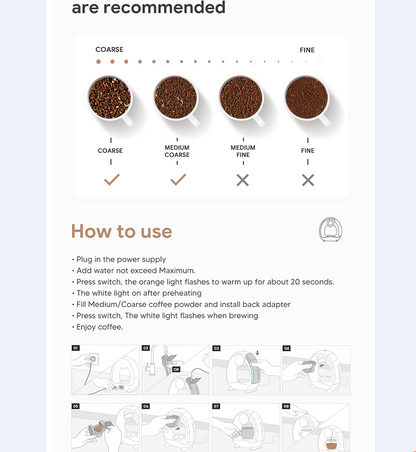 Mini Portable Coffee Machine