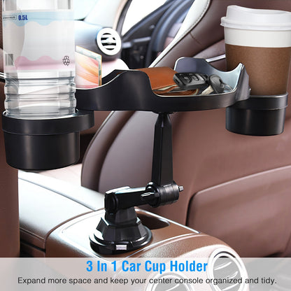 Car Cup Holder Rotating Tray
