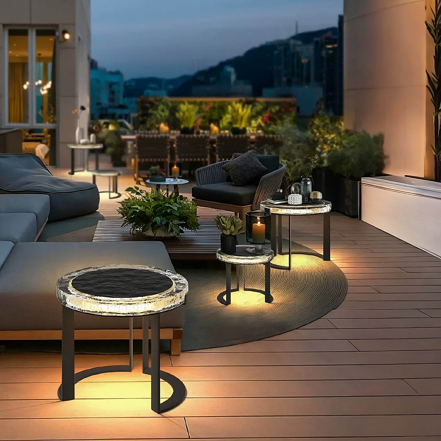 Solar powered Garden Table