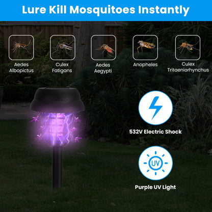 4 Pack Solar Powered Mosquito/Insect Zapper