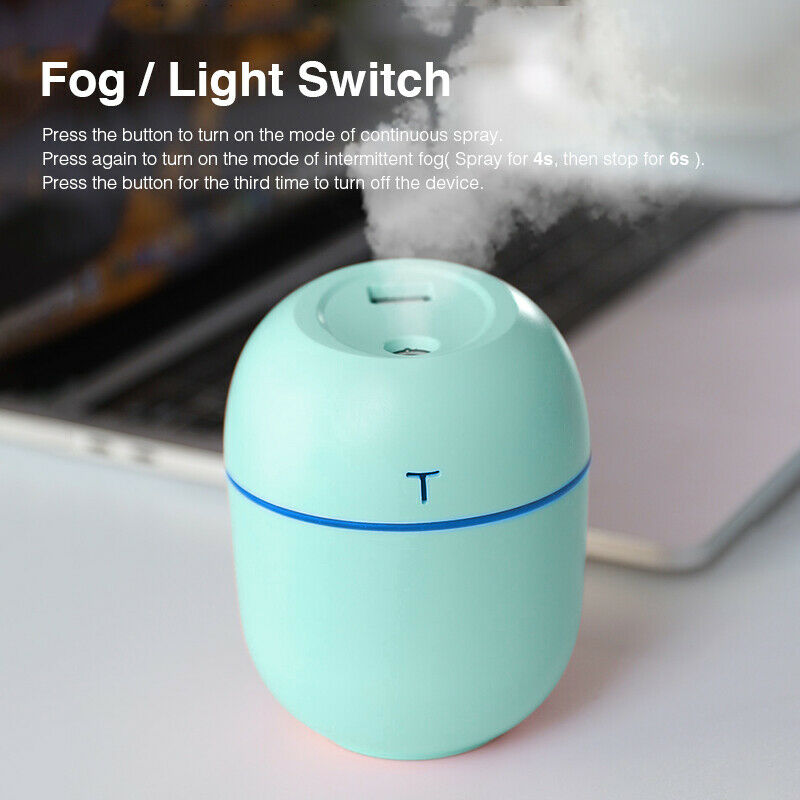 Mini Air Humidifier/Oil Diffuser W/ LED light