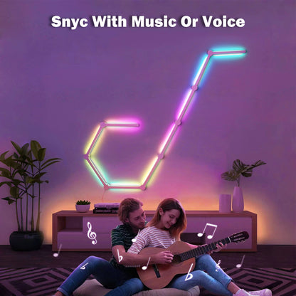 Modular Music Sync Wall Lights