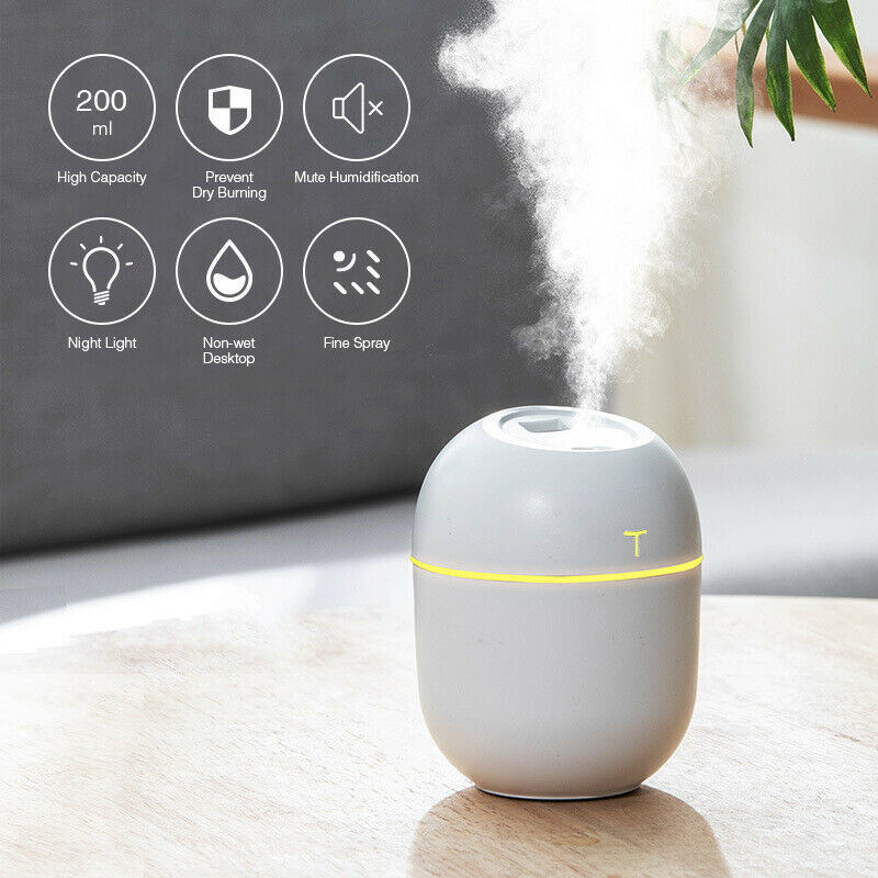 Mini Air Humidifier/Oil Diffuser W/ LED light