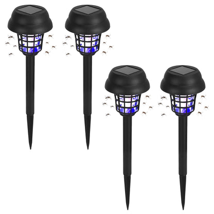 4 Pack Solar Powered Mosquito/Insect Zapper