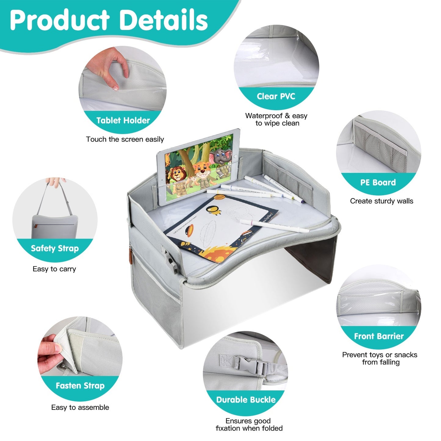 Kids Travel Lap Tray