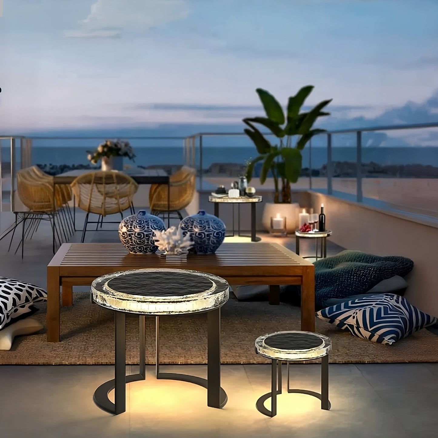 Solar powered Garden Table